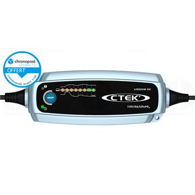 Chargeur CTEK XS Lithium 12v 5A pour batteries LiFePo4